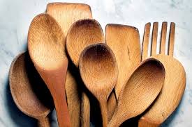 Wooden Spoons and kitchen utensils